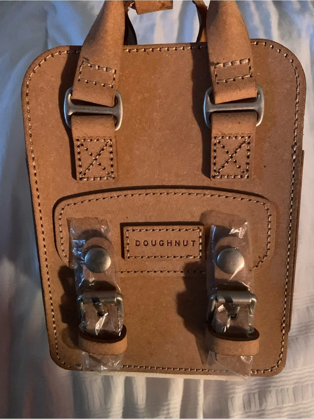 Doughnut Macaroon Tiny Bucket Organic series crossbody bag